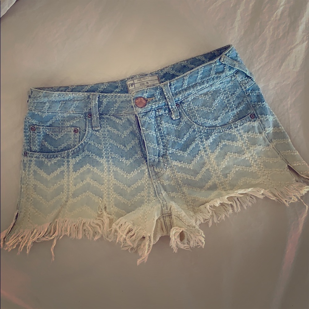 Free People Jean Shorts